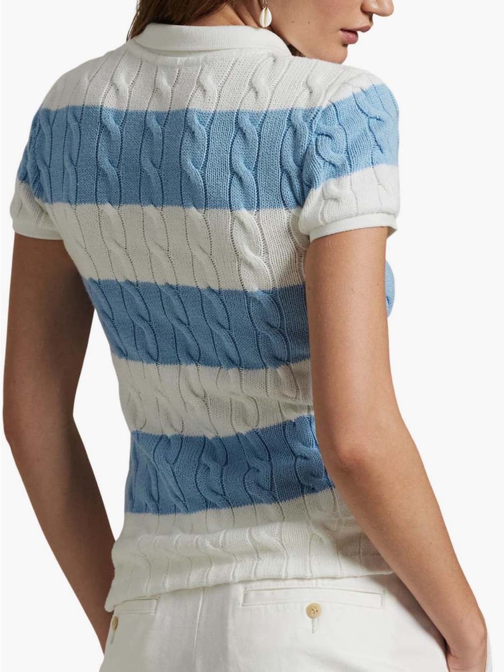 Polo Ralph Lauren Cable Knit Polo - Picture 2 of 5
